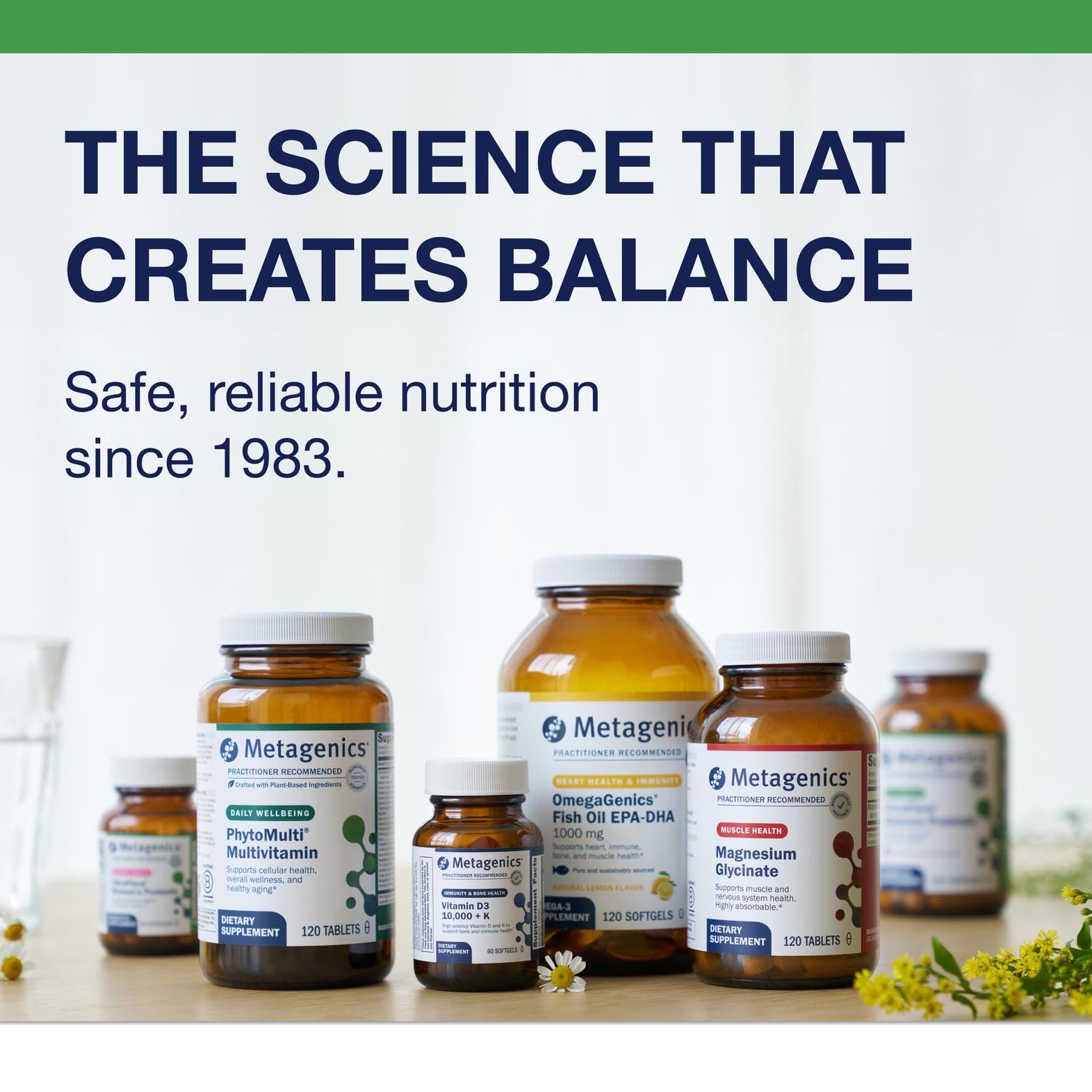 Certification logos: cGMP facility and Certified B Corp