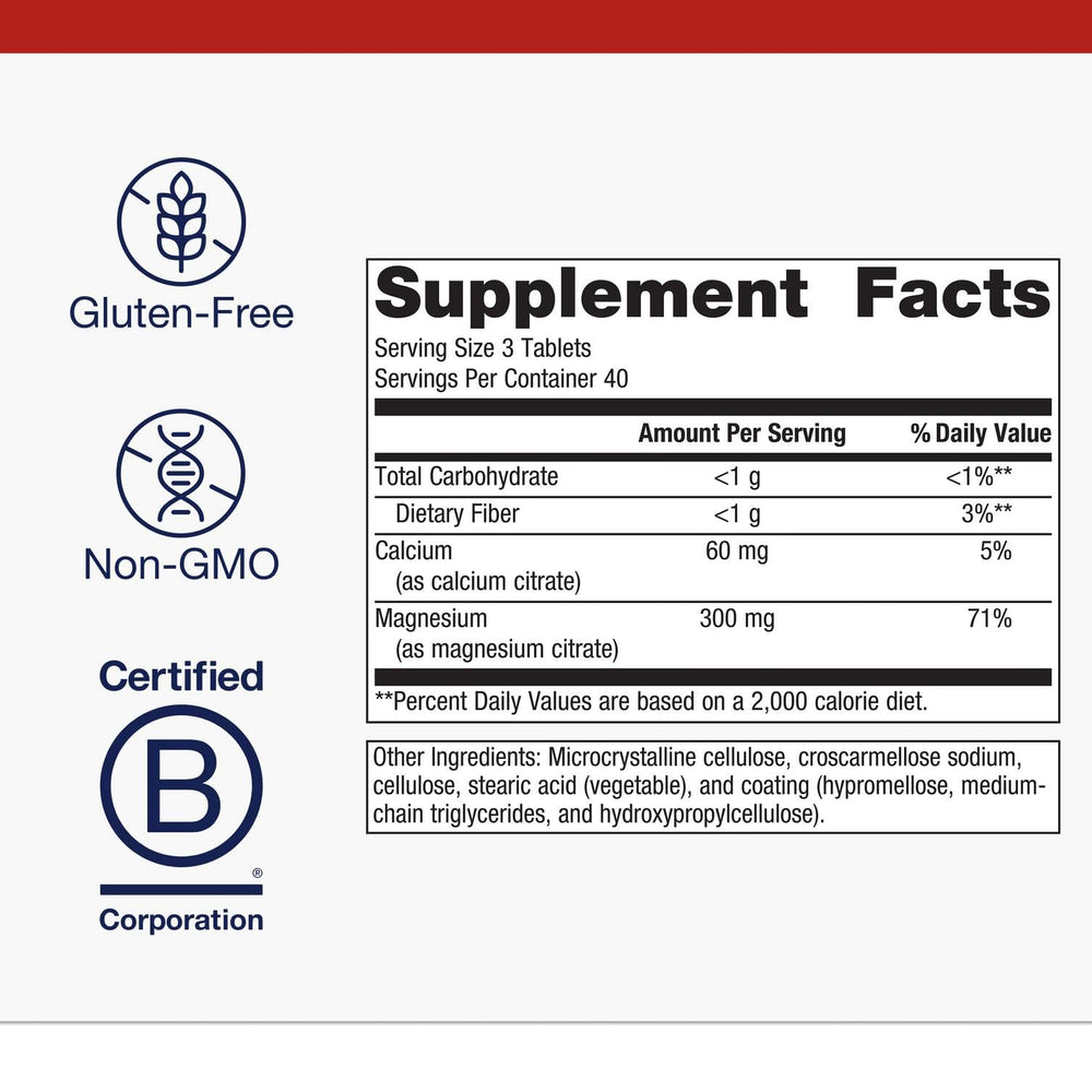 Close-up of magnesium citrate and calcium citrate chelated minerals