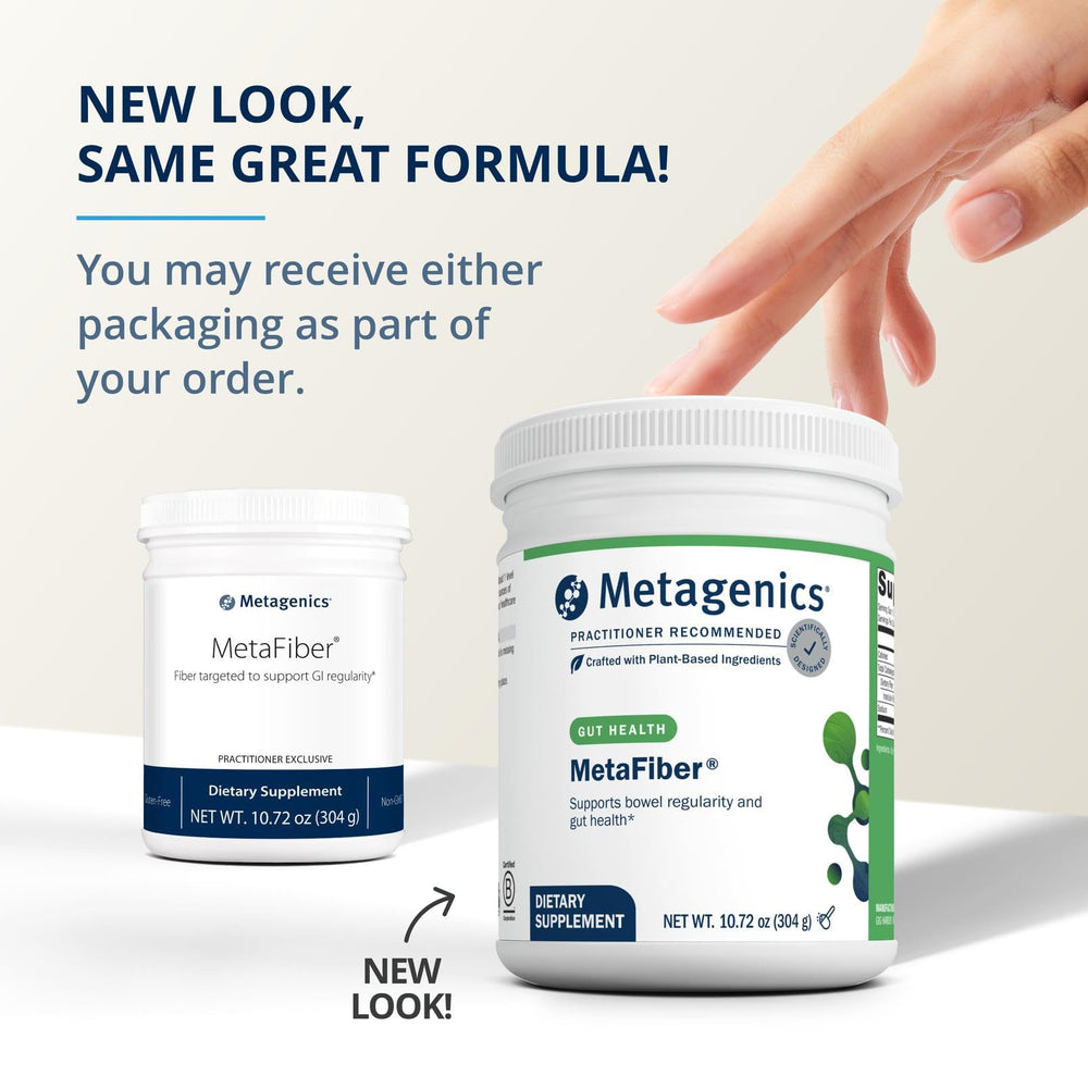 Measuring scoop of MetaFiber powder being added to a beverage