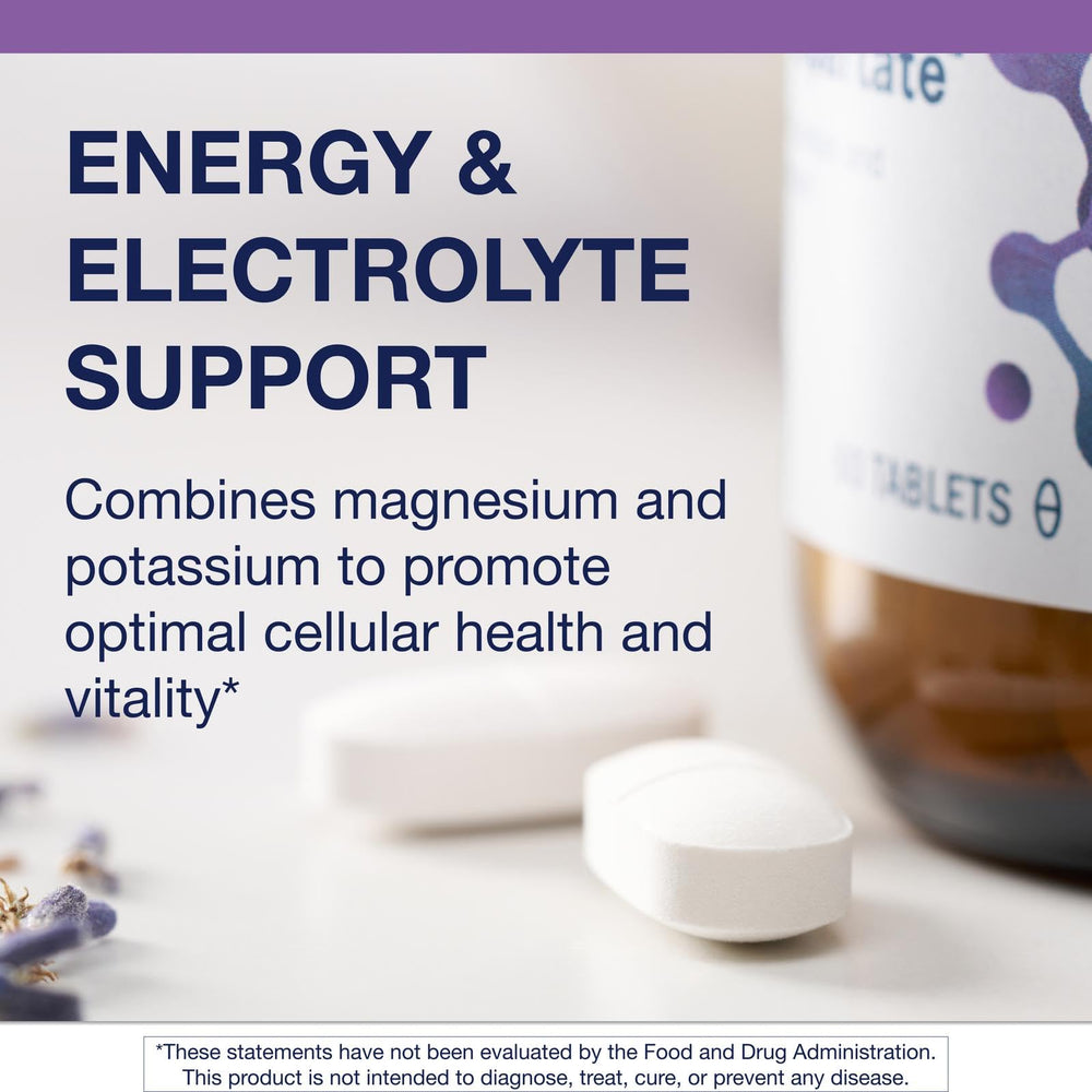 Key benefits of Metagenics Mg/K Aspartate: heart, muscle, nerve support