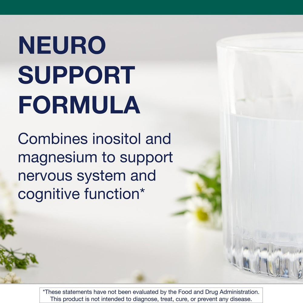 Nutrition facts panel for Metagenics Myo-Inositol Plus