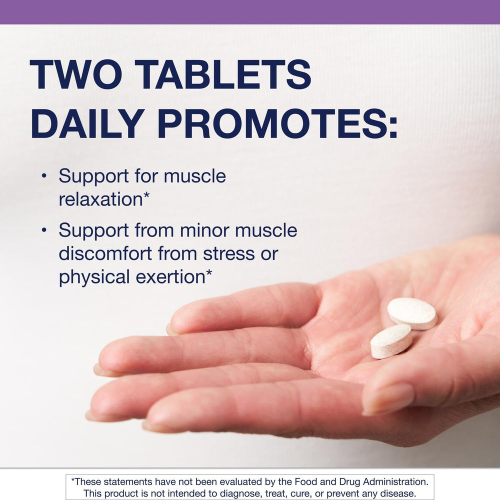 Close-up of calcium and magnesium minerals in Metagenics MyoCalm