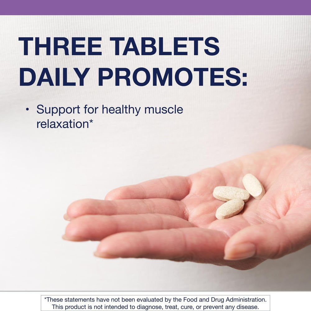 Metagenics MyoCalm Plus ingredients with calming botanicals.