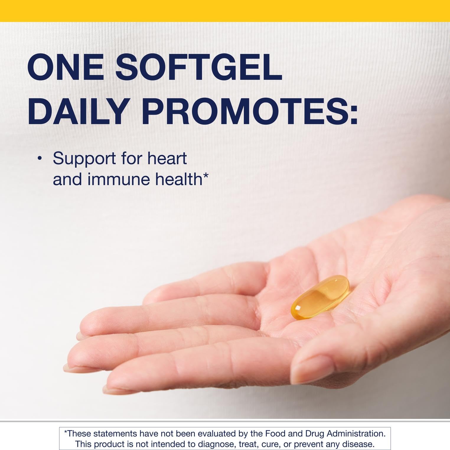 Metagenics OmegaGenics Mega 10 softgels pour illustrating easy daily dosage