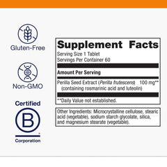 Metagenics Perimine capsules close-up showing easy daily use.