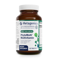 Metagenics PhytoMulti Without Iron bottle front with comprehensive vitamin blend