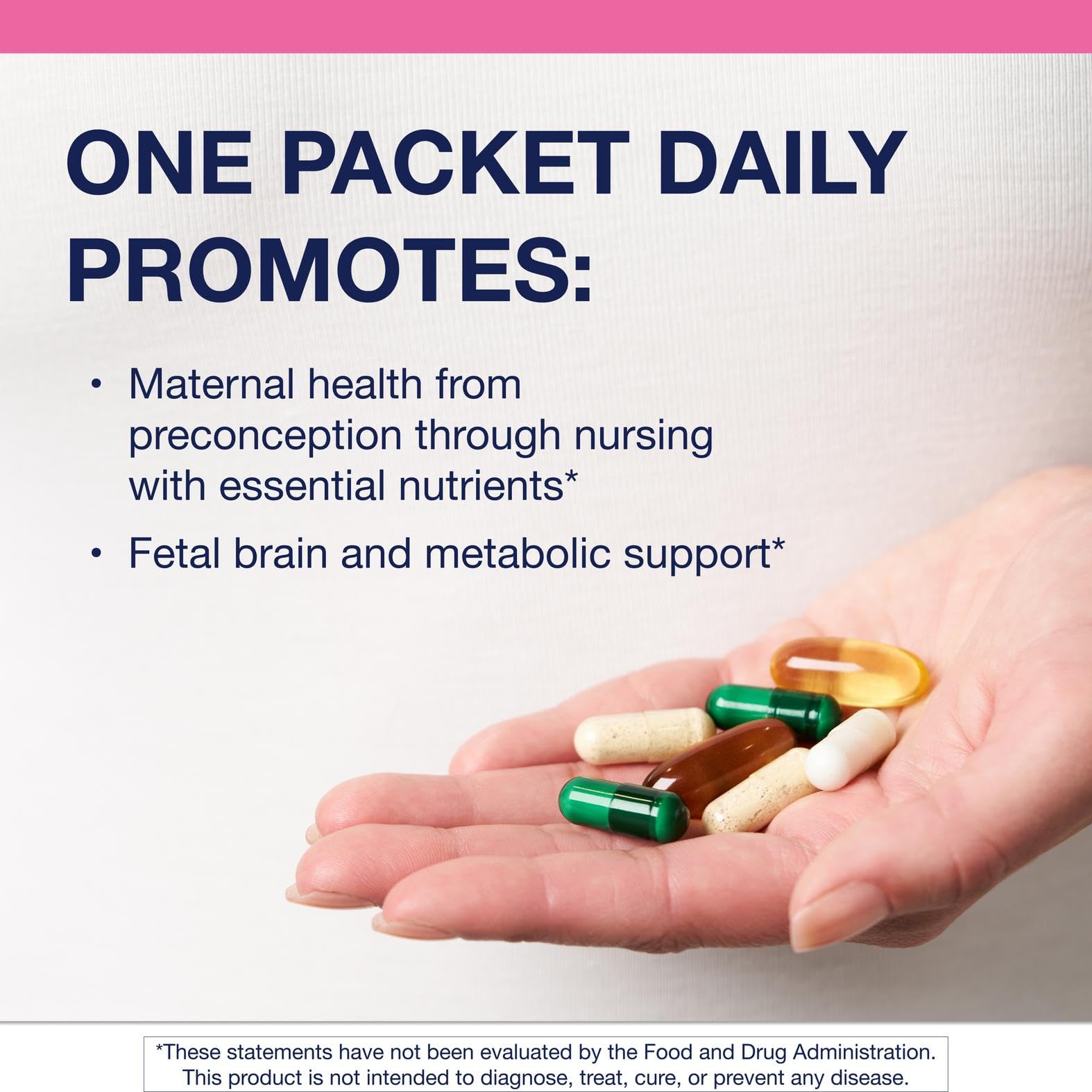 Ingredient overview for PlusOne prenatal packs