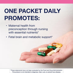 Ingredient overview for PlusOne prenatal packs