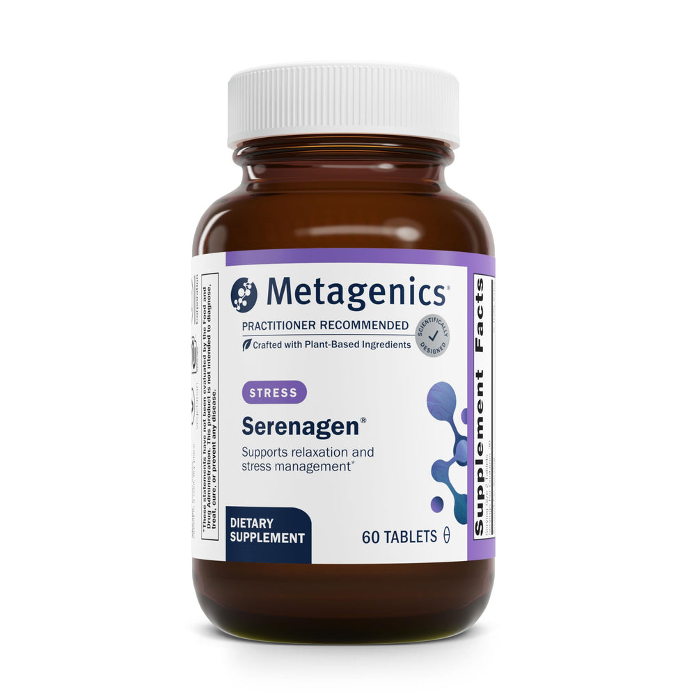 Metagenics Serenagen bottle with product label