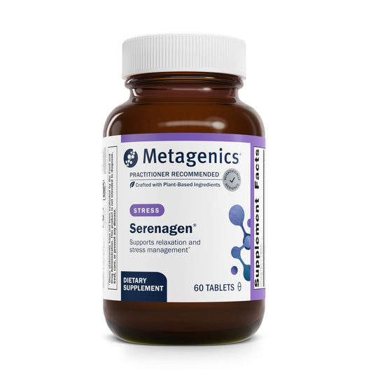 Metagenics Serenagen bottle with product label