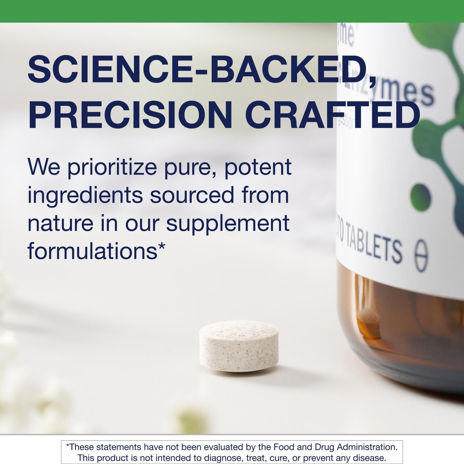 cGMP-certified facility quality assurance mention on bottle
