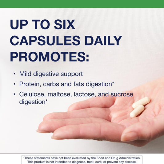 Broad-Spectrum plant-based enzymes for protein, fat and carbohydrate breakdown
