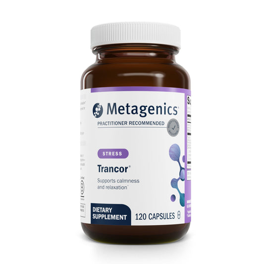 Metagenics Trancor bottle front with label