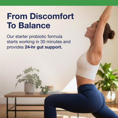 Metagenics UltraFlora Balance vegan friendly icon for plant based diets
