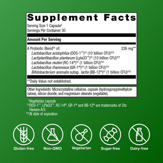 UltraFlora Complete Women's Probiotic packaging for shelf-stable bottle