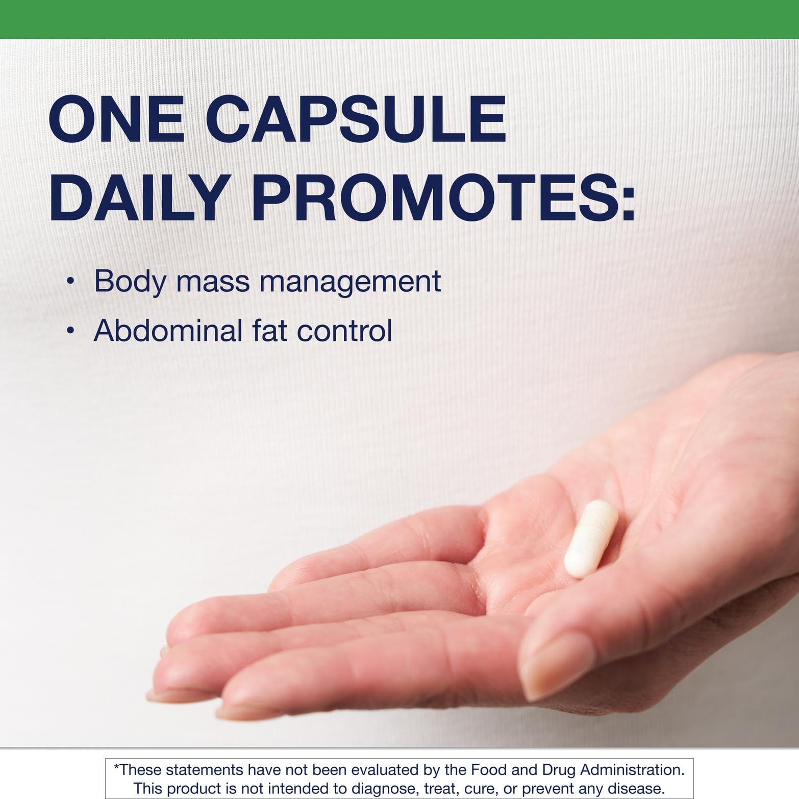 Metagenics UltraFlora Control capsules close-up ready for daily intake.