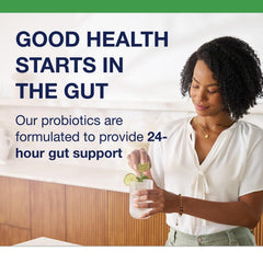 Digestive health benefits graphic for UltraFlora IB Probiotic