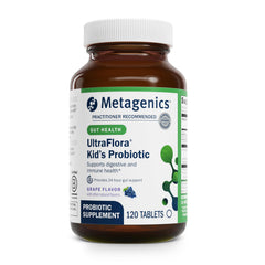 Metagenics UltraFlora Kids bottle front for daily probiotic use
