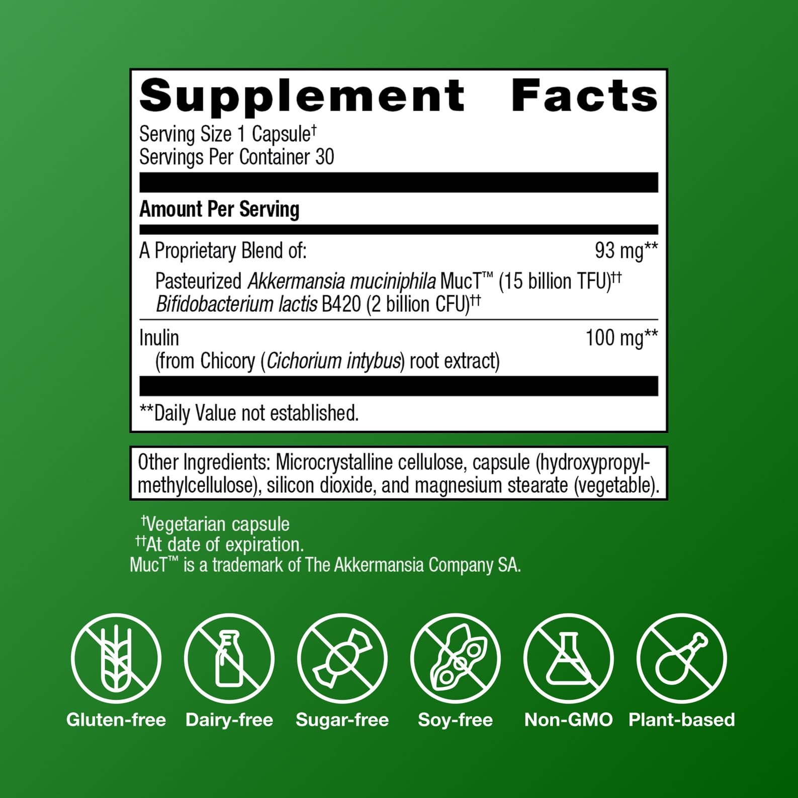 UltraFlora Triplebiotic capsules close-up