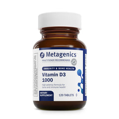 Metagenics Vitamin D3 1000 IU bottle label