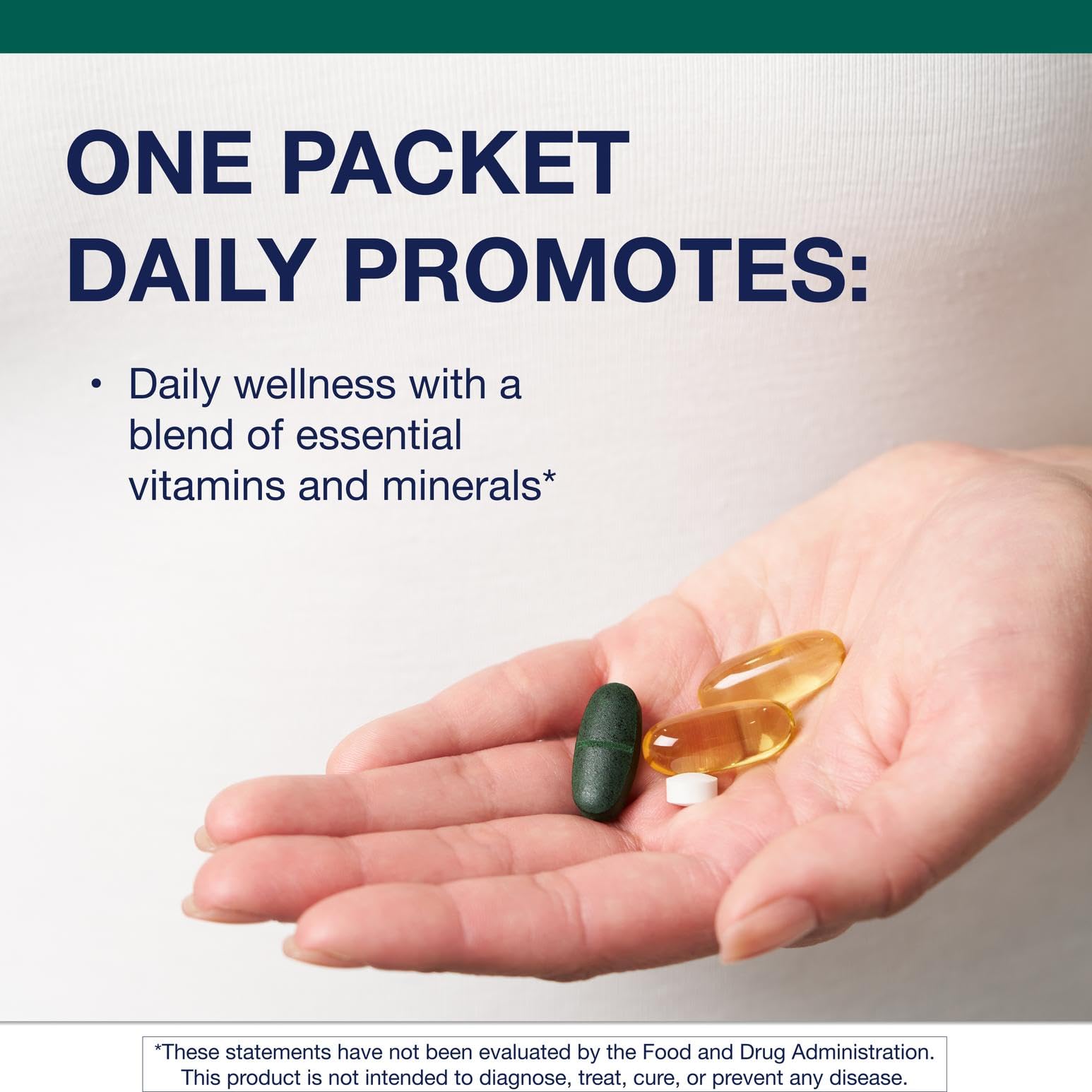 Omega-3 packets illustrating heart health benefits