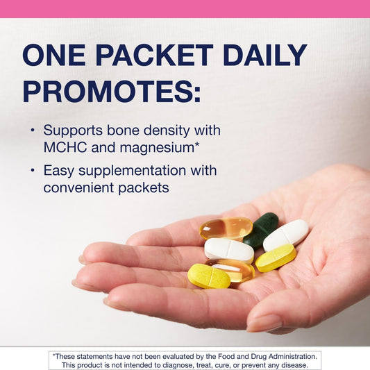 Daily multivitamin and omega-3 packets for Women's Prime