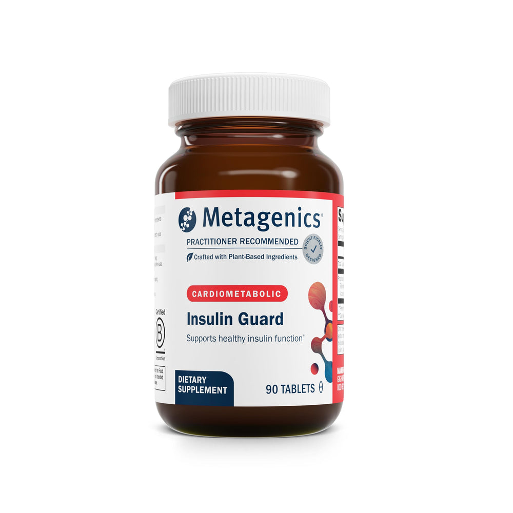 Bottle of Metagenics Insulin Guard Tablets 90 count