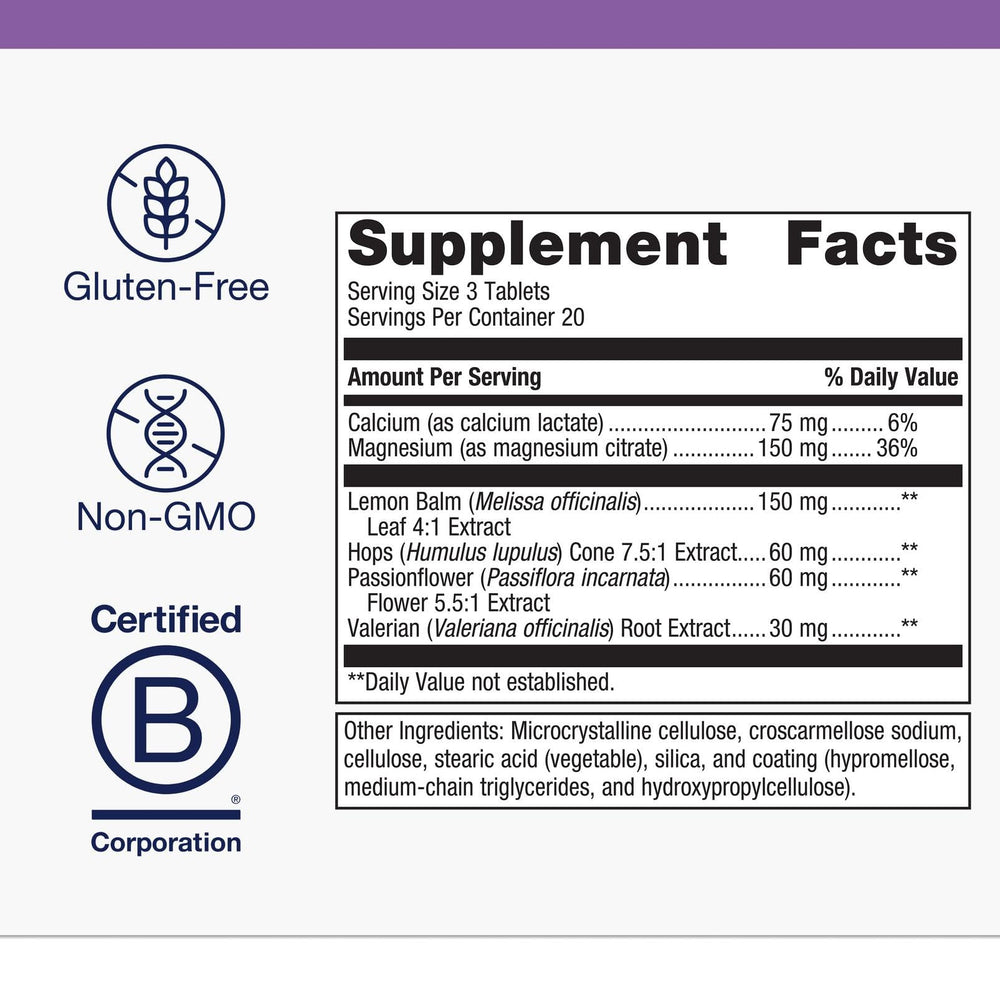 Valerian ingredient highlighted for Herbal Relaxation Support in MyoCalm Plus