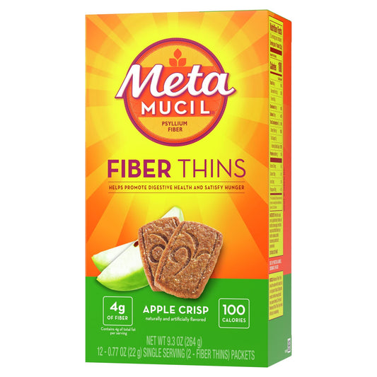 Close-up of Metamucil Apple Crisp wafer