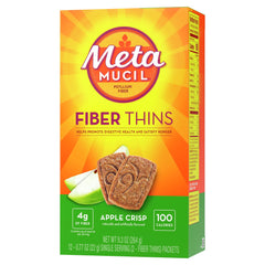 Close-up of Metamucil Apple Crisp wafer