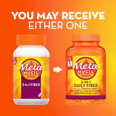 Metamucil daily fiber capsules for regularity