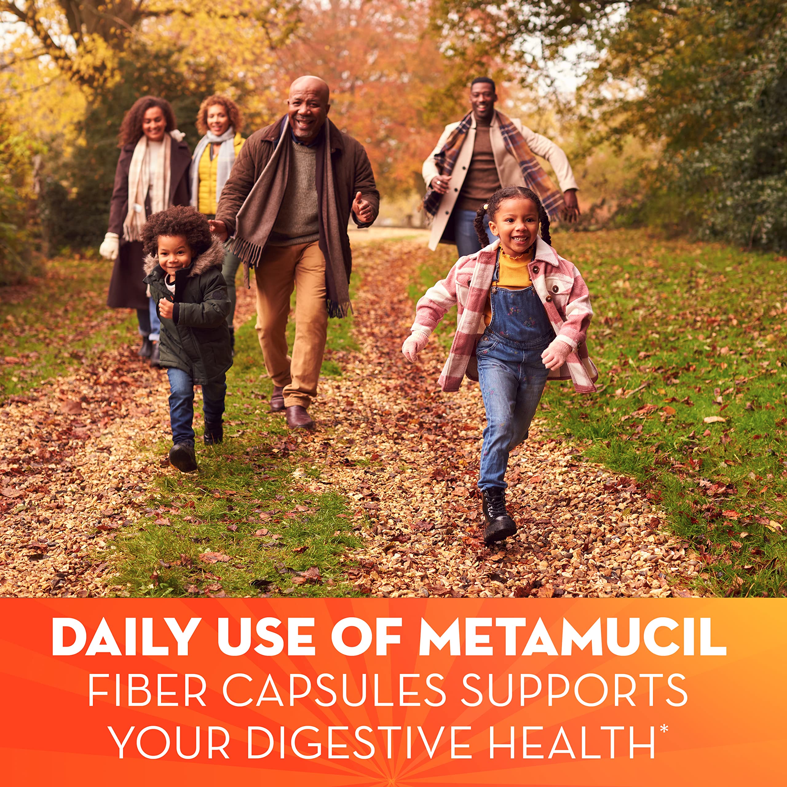 Metamucil packaging for psyllium husk capsules