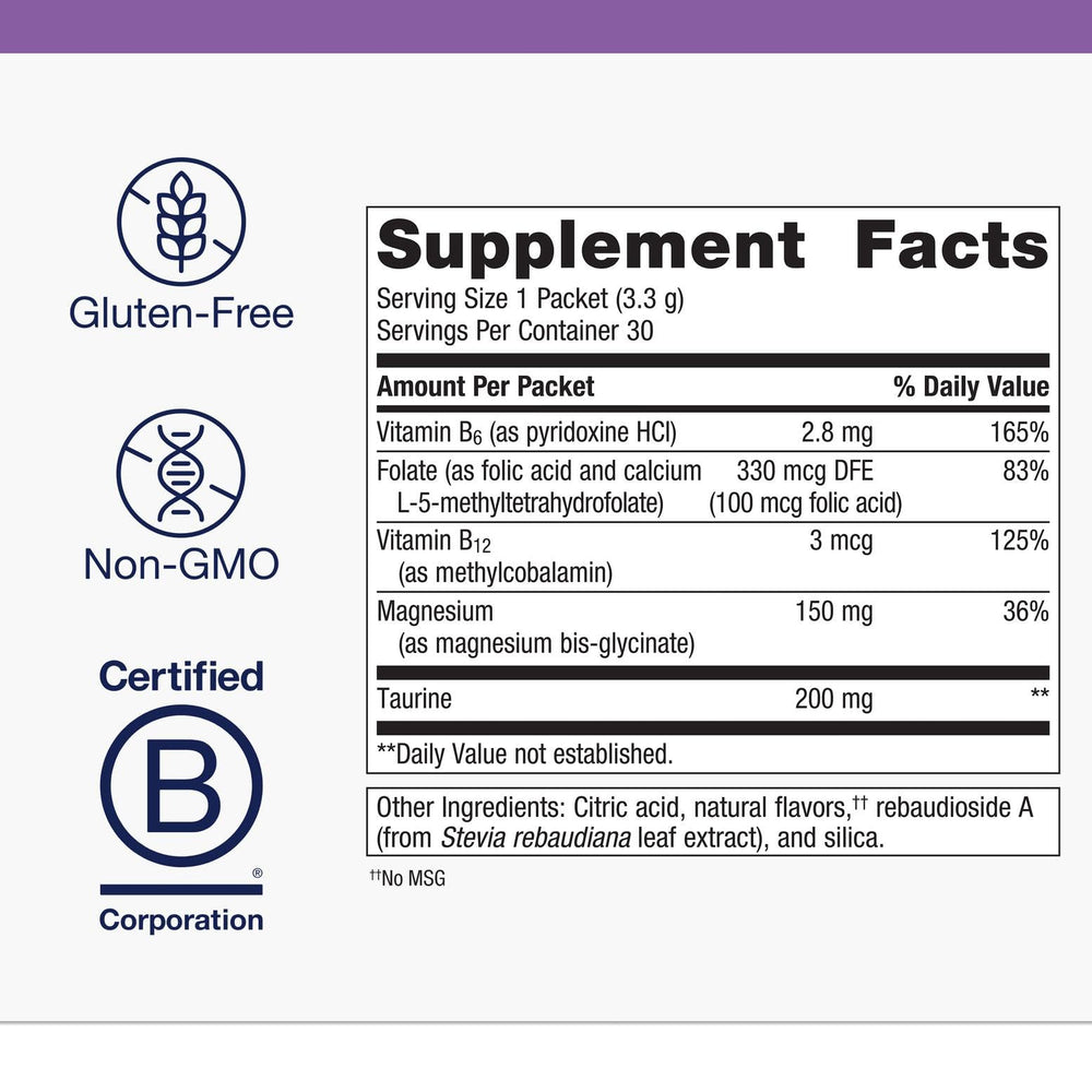 Glass of water with MetaRelax powder being mixed