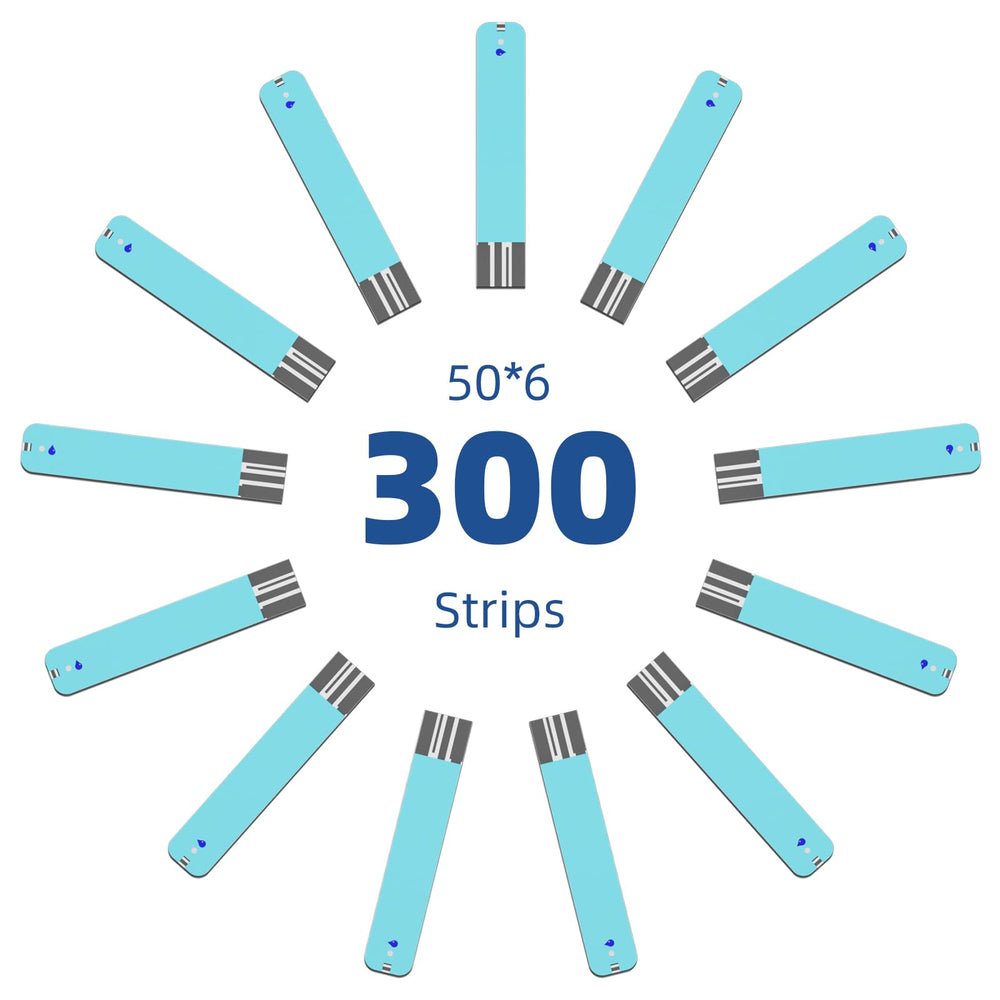 Metene TD-4116 strip vial closeup with sterile cap for accuracy
