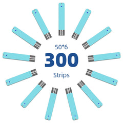 Metene TD-4116 strip vial closeup with sterile cap for accuracy