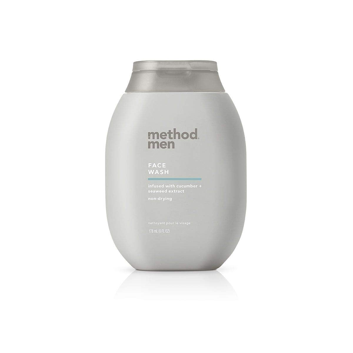Method Men Face Wash Sea + Surf bottle for daily gentle cleansing.