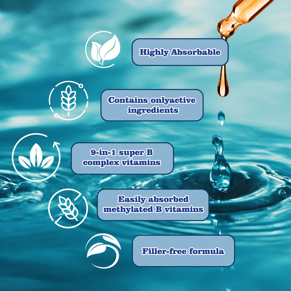 Ingredient panel showing B vitamins and methylated forms