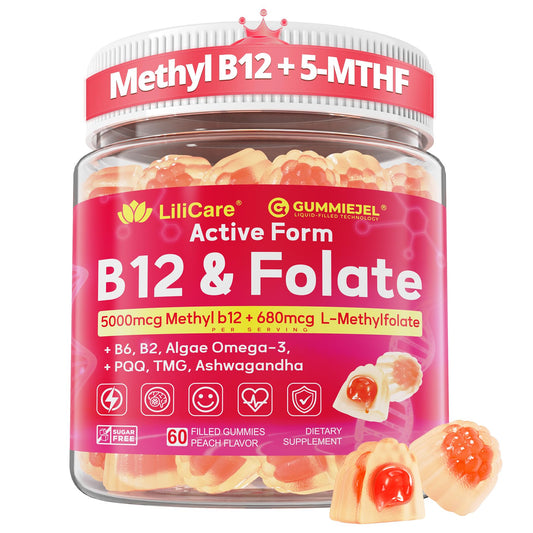 Methyl B12 5000mcg and L-Methylfolate gummies hero image