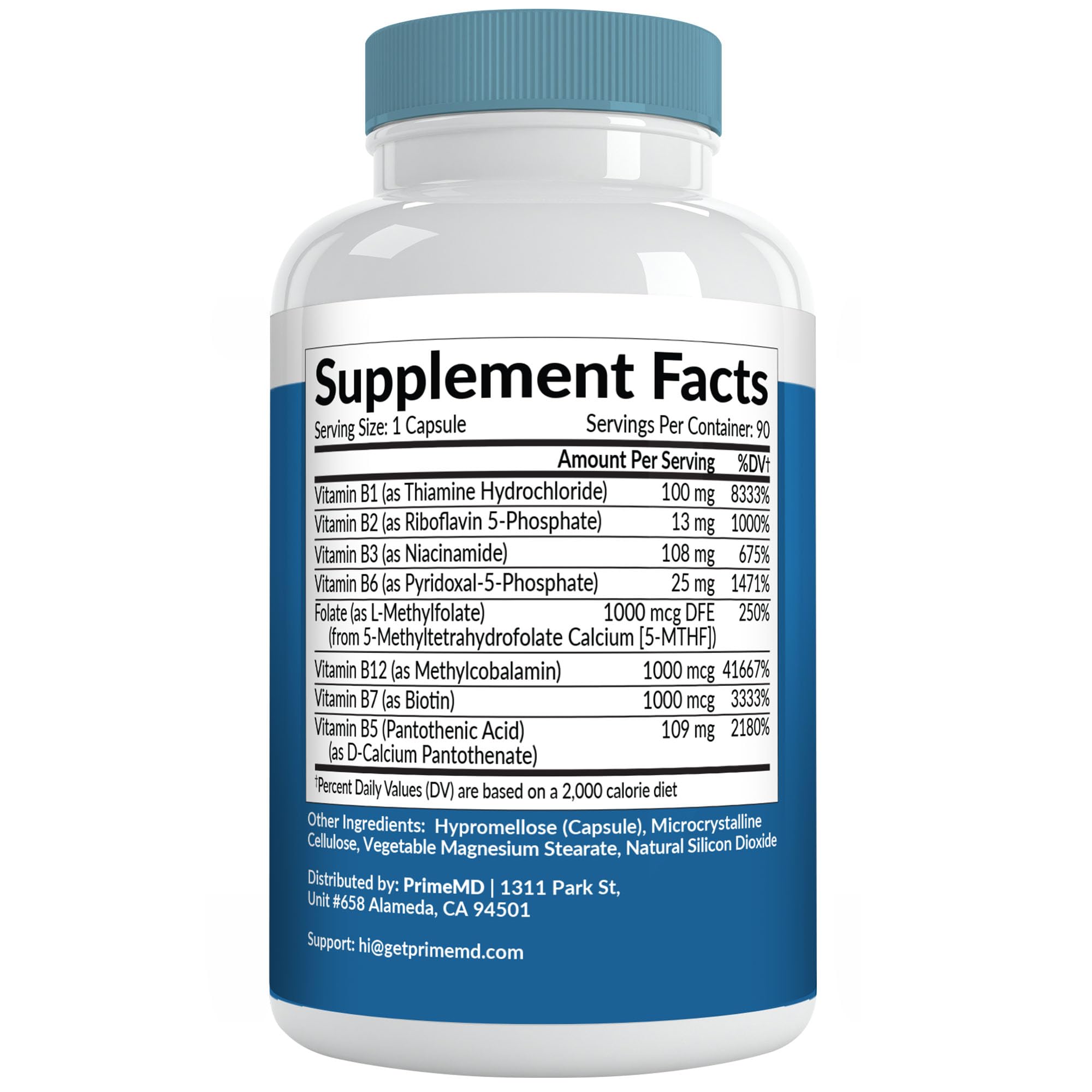 Capsules poured from bottle next to a measuring spoon