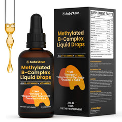 Methylated B Complex Liquid Drops bottle with dropper