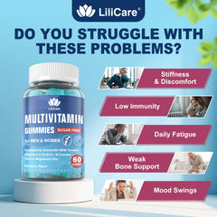 Nutrition label showing 13 vitamins and 3 minerals