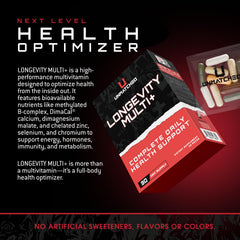 Methylated vitamins and omega-3 ingredients in Longevity Multi+