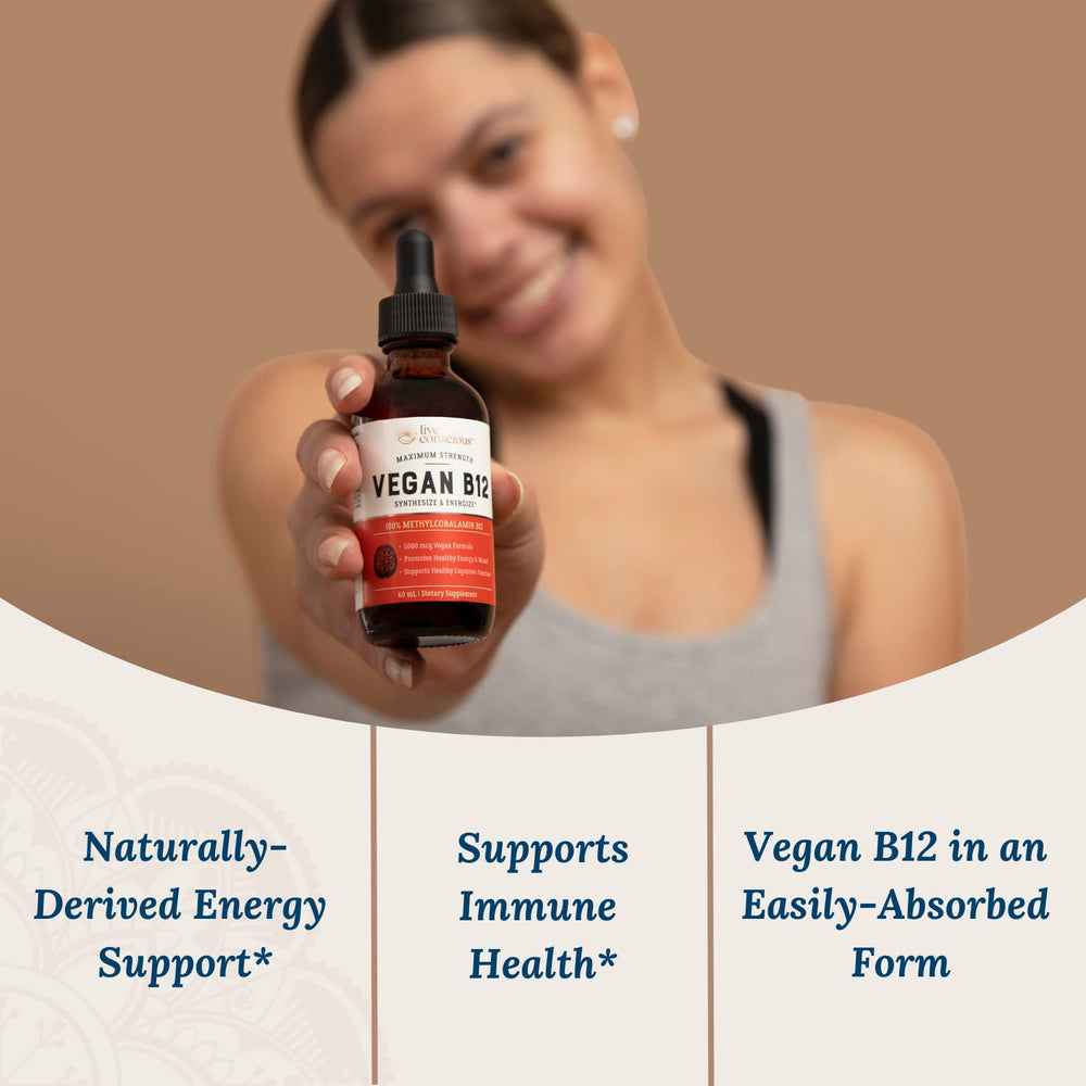 Methylcobalamin 5000 mcg B12 liquid drops with dropper