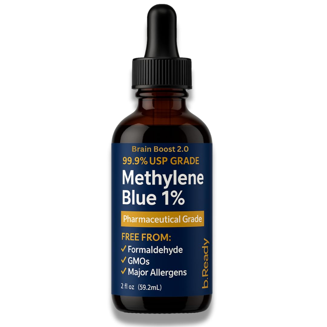 Pharmaceutical-grade methylene blue 1% USP bottle (60 mL)
