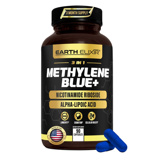 3-in-1 Methylene Blue capsules bottle