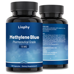 Liophy branding with Methylene Blue Capsules packaging
