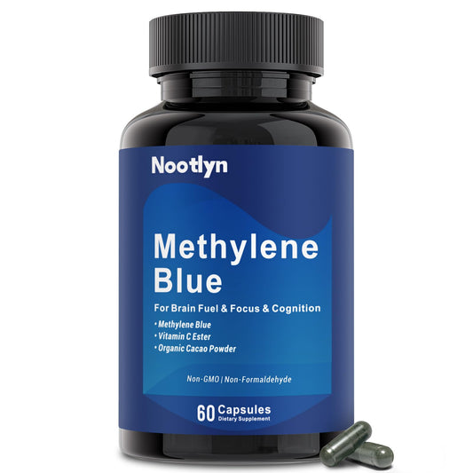 Methylene blue capsules (15 mg) for cognitive support