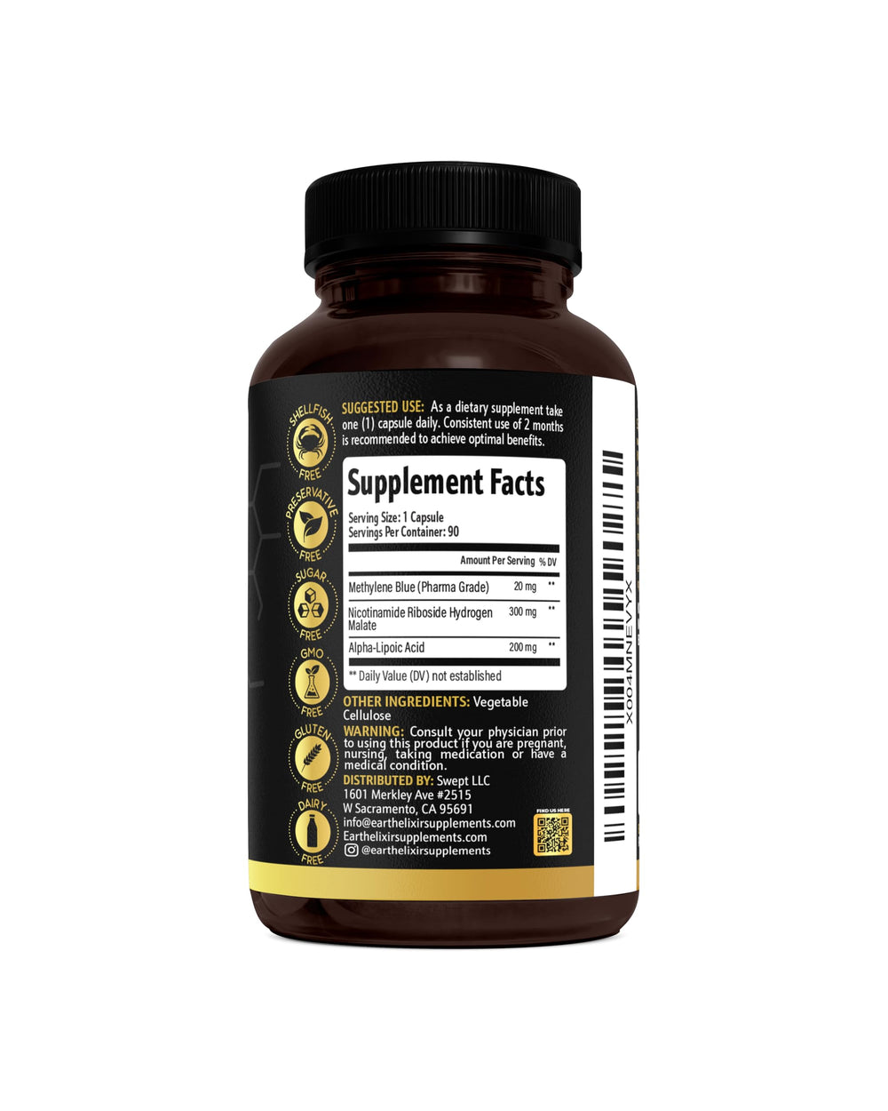 GMP-certified manufacturing facility for methylene blue capsules
