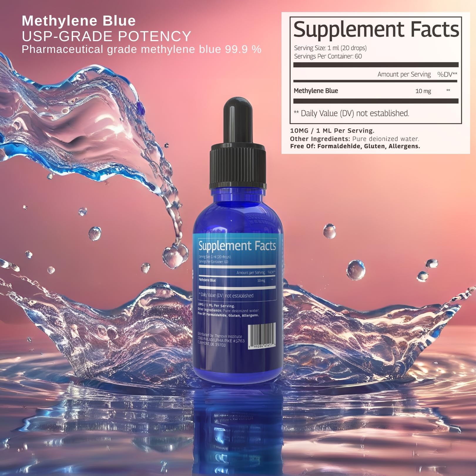 Third-party laboratory Certificates of Analysis for methylene blue