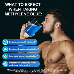Pharmaceutical-grade methylene blue label